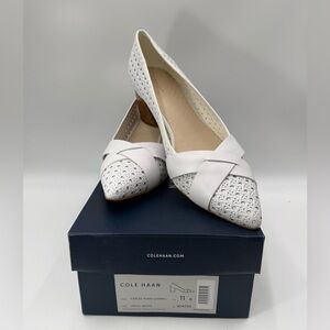 NIB Cole Haan Carlee Pumps in Optic White Size 11B